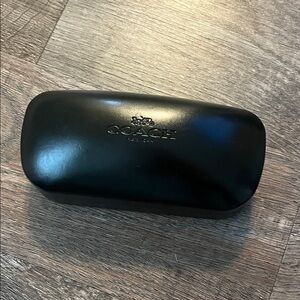 Coach Glossy Black Eyewear Case